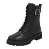 Schnürstiefelette REMONTE "Remonte Stiefelette Leder", Damen, Gr. 42, schwarz (schwarz, schwarz), Leder, casual, Schuhe
