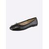Ballerina HEINE, Damen, Gr. 36, schwarz, Synthetik, modisch, Schuhe