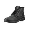 Schnürstiefelette CAMEL ACTIVE "camel active Stiefelette Leder", Herren, Gr. 43, schwarz, Leder, casual, Schuhe