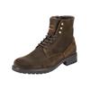 Schnürstiefelette PANTOFOLA D´ORO "Pantofola d'Oro Stiefelette Veloursleder", Gr. 46, braun (mittelbraun), Veloursleder, casual, Schuhe