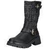 Stiefel MUSTANG SHOES "Mustang Shoes Stiefel Lederimitat/Textil", Damen, Gr. 40, schwarz, Lederimitat, Textil, casual, Schuhe
