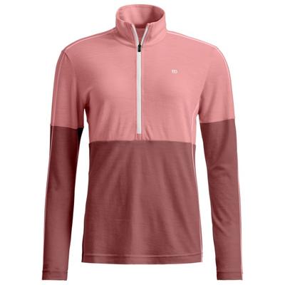 Ortovox - Women's 185 Rock'N'Wool Zip Neck - Merinounterwäsche Gr L rosa Image