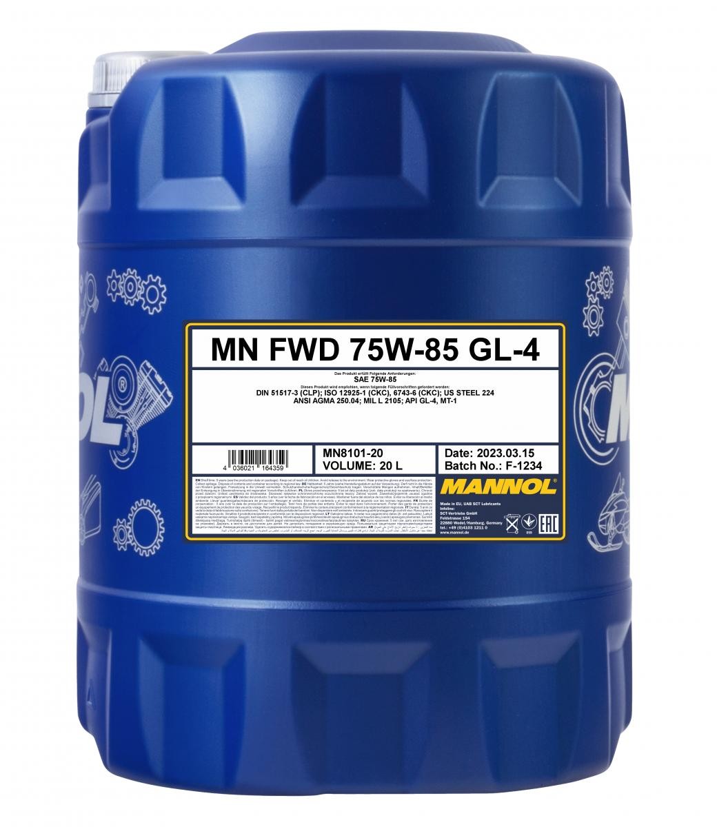 MANNOL Getriebeöl OPEL,BMW,RENAULT MN8101-20