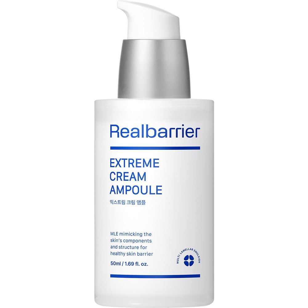 REAL BARRIER Extreme Cream Ampoule – siero idratante rinforzante e len