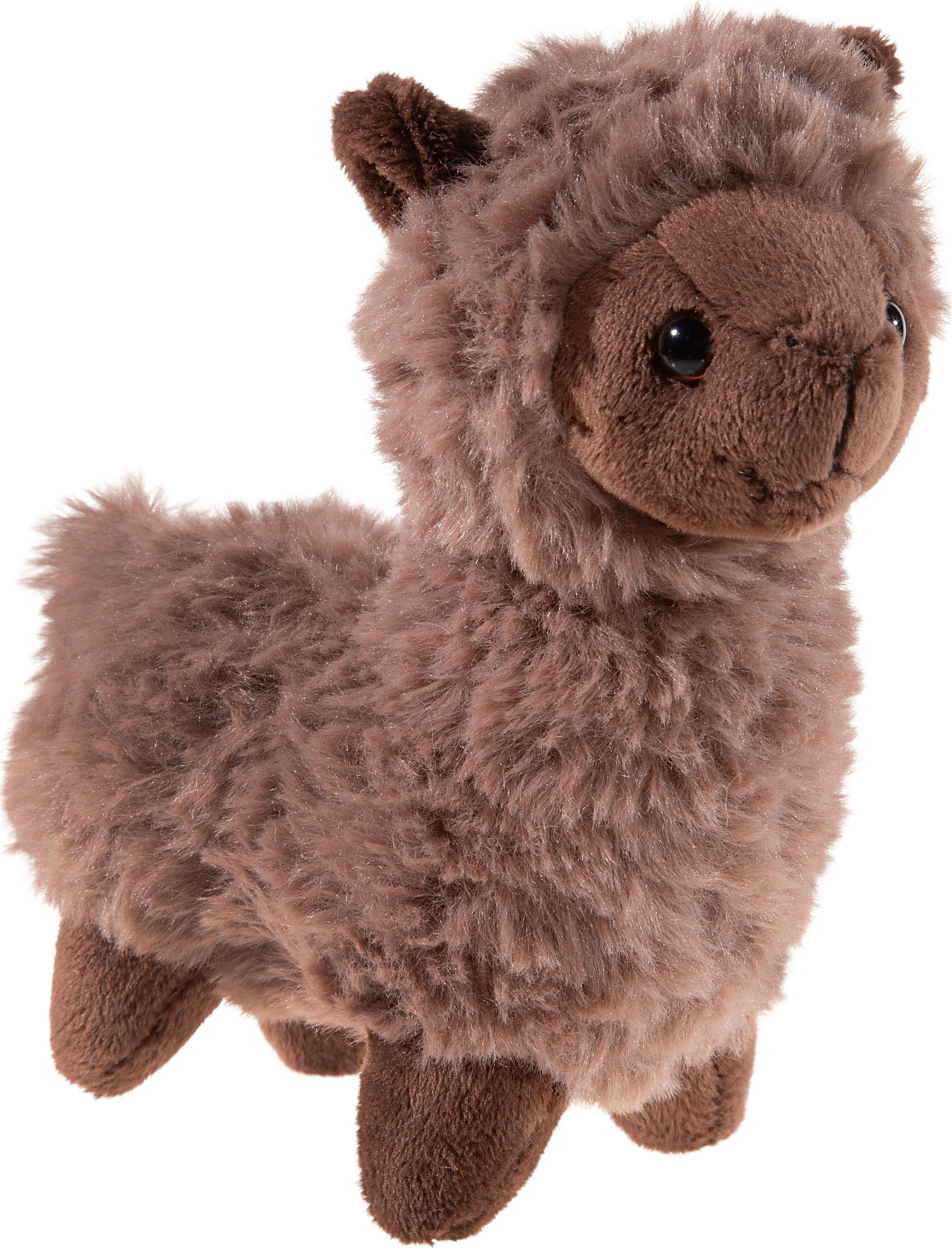 Kuscheltier HEUNEC "Kuma, Lama", braun (schokobraun), Plüschfiguren, KinderH:16cm, Kuscheltier, Made in Germany, H:16cm