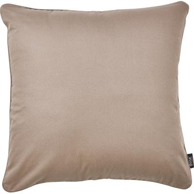 Dekokissen DONE. "Uni", grau (taupe, unifarben), B:65cm L:65cm, Baumwolle, Dekokissen_Sitzkissen_Kissenhüllen, unifarben, Reißverschluss, Kissenhüle ohne Füllung, 1 Stück Image