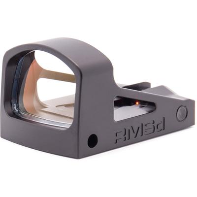 Shield Sights Compact Reflex Mini Red Dot Sight Drawer Lens 4 MOA Dot Reticle RMSd-4MOA Glass Lens Black RMSD-4MOA-GLASS