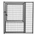 Black Welded Wire Modular Gate in Gate, 5' W x 6' H, Small