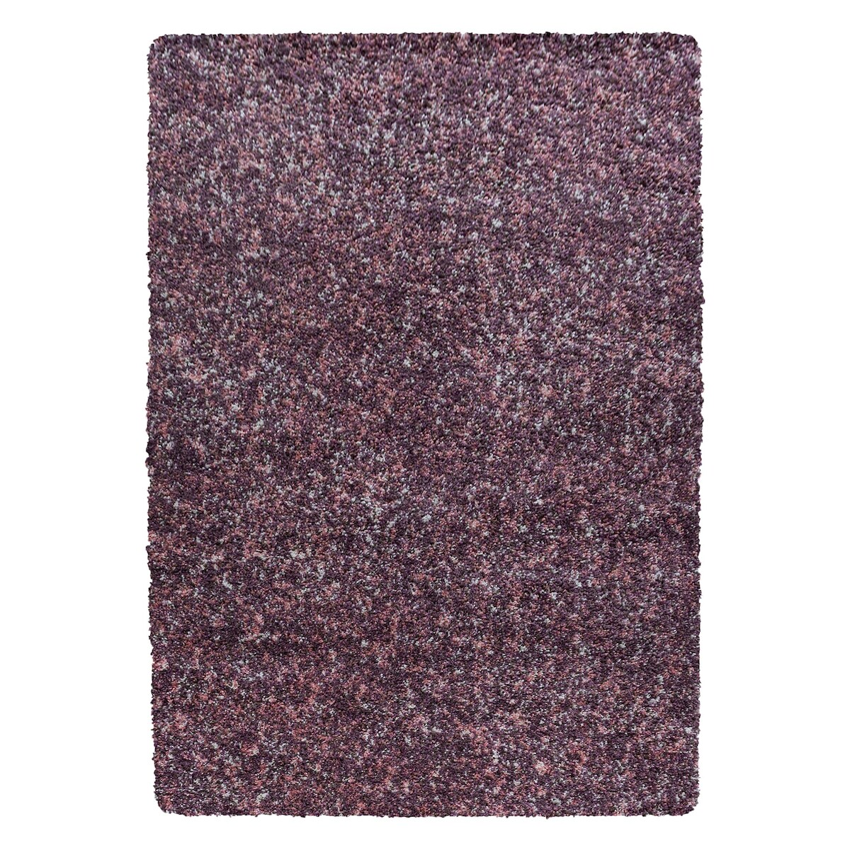 Carpetsale24 Hochflor Teppich 120x170 cm Pink – Shaggy, Meliertes Design, Flauschig & Pflegeleicht, Jute-Rücken – Perfekt für Schlafzimmer Image