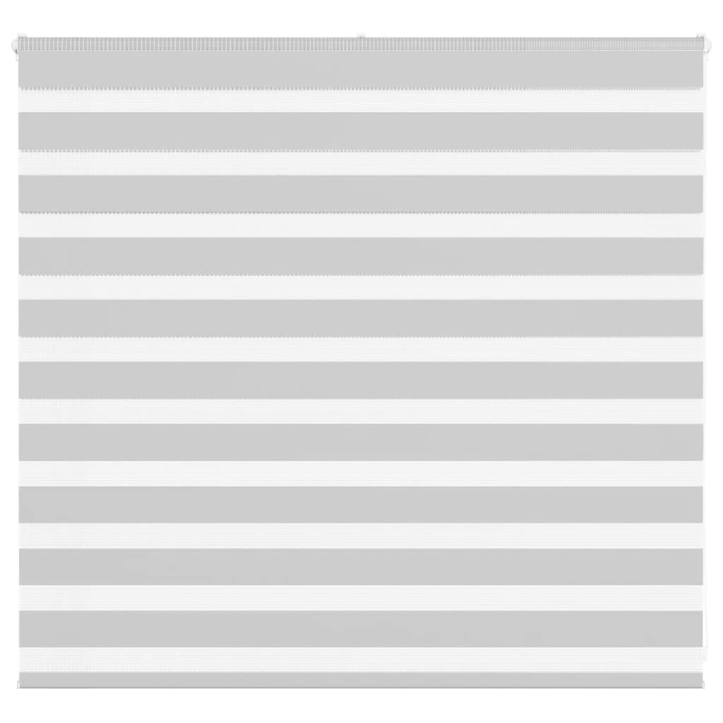 vidaXL Doppelrollo Hellgrau 165x100 cm Stoffbreite 160,9 cm Polyester Image