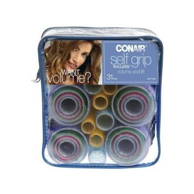 Conair self-grip rollers, assorted, 31 count pack of 2
