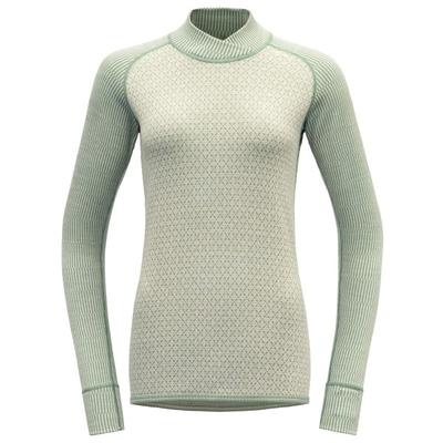 Devold - Women's Kvitegga Cross Neck - Merinoshirt Gr XL grau Image