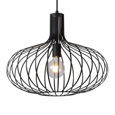 Lucide Hängelampe Manuela, dimmbar, schwarz, für Wohn- / Esszimmer, Metall, Modern, Pendelleuchte Image