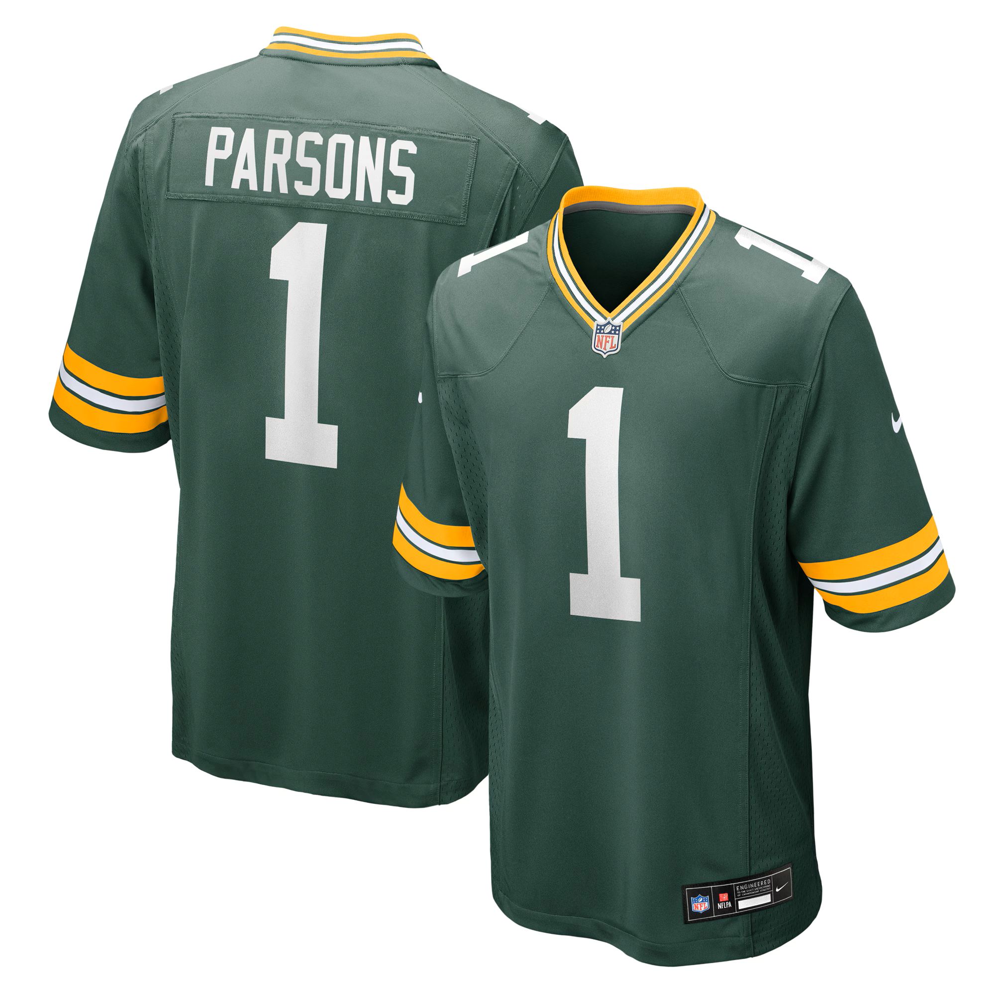 Green Bay Packers Nike Game Heimtrikot - Grün - Micah Parsons - Herren Image