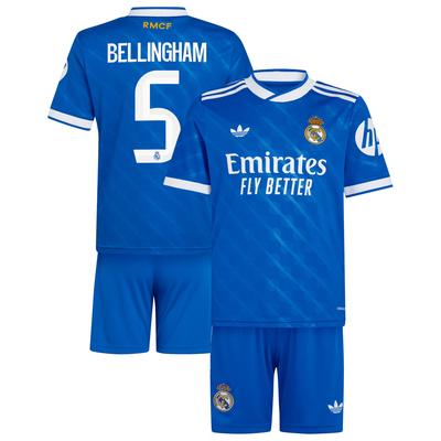 Real Madrid adidas Ausweichausrüstung 2025-2026 - Jugendliche mit aufdruck Bellingham 5 Image
