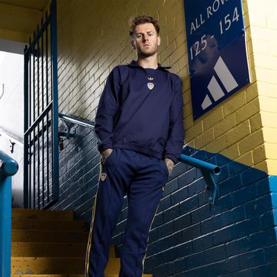 Leeds United adidas Icon Trainingshose – Dunkelblau Image