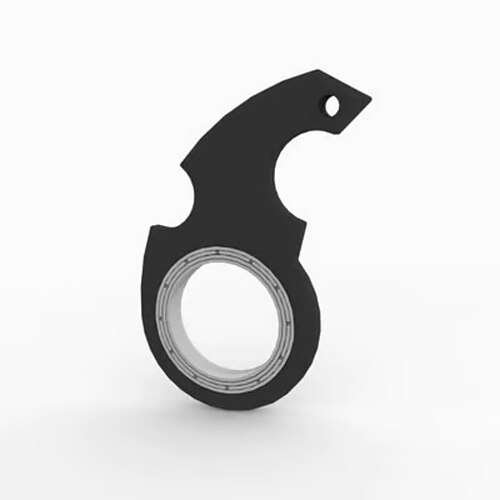 2er-Pack Schlüsselanhänger-Fidget-Spinner – tragbares Spielzeug zum Stressabbau, robuste Metallkonstruktion, perfekt für Erwachsene und Kinder