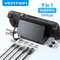 Vention Docking station USB C per Steam Deck HDMI 4K60Hz USB 3.2 10Gbps RJ45 SD e TF Dock per Switch Asus ROG LEGION Go iPhone HUB