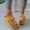 Sommer Sandalen Frauen Neue Offene spitze Strand Schuhe Flip-Flops Keile Bequeme Hausschuhe Nette Sandalen Plu Größe 35 ~ 43 chaussure Femme
