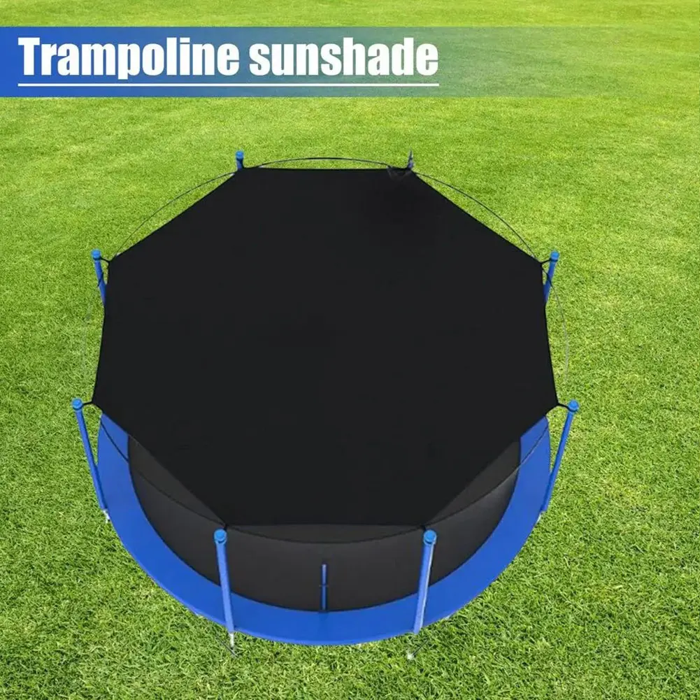6/8/10ft Trampolin-Schattenabdeckung, wasserdichte Trampoline, Baldachin, Trampoline, Sonnenschutz, Zubehör für den Hinterhof-Spielplatz im Freien Image