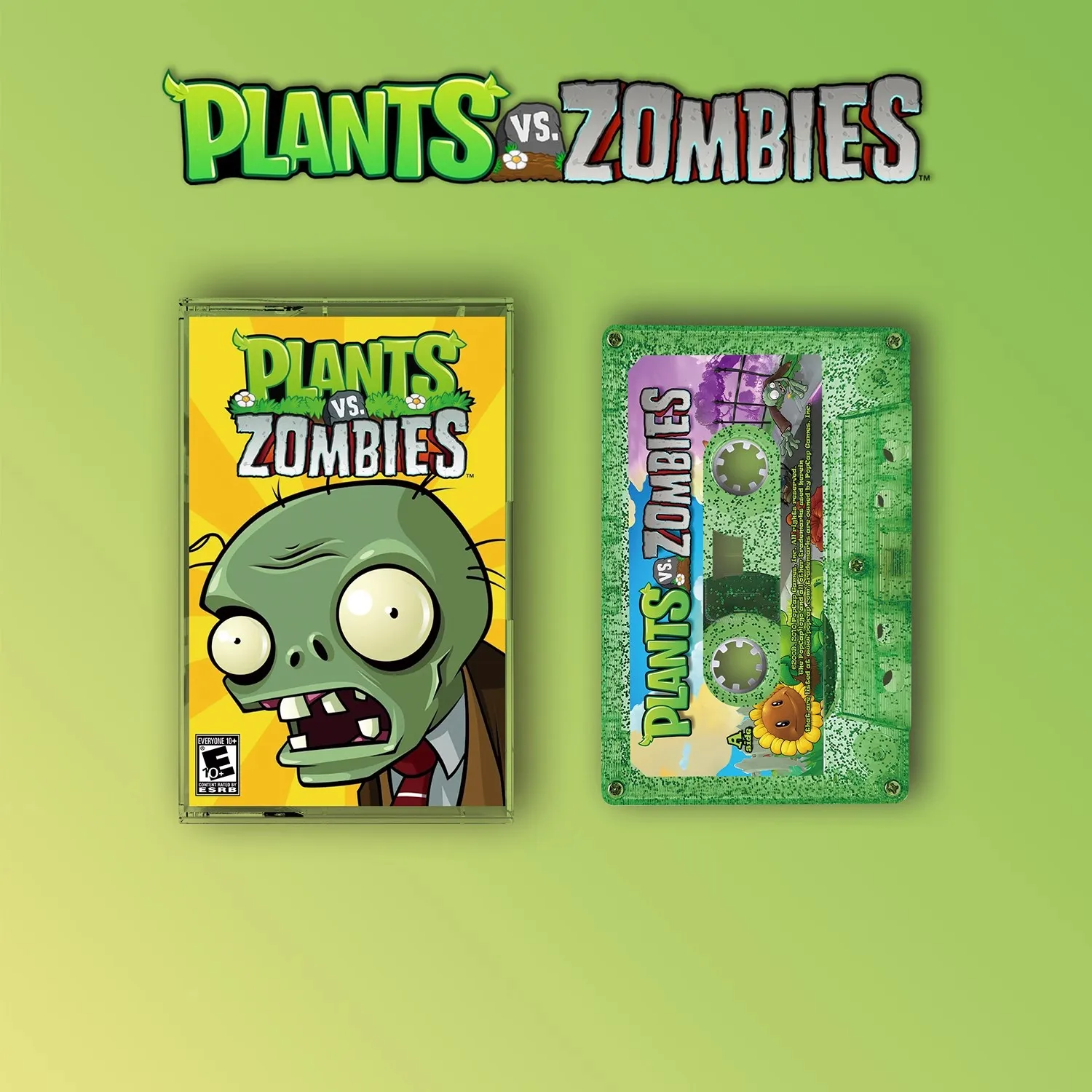Spiel Plants vs Zombies Laura Shigihara Musik Tape Greatest Hits OST Album Kassetten Cosplay Walkman Recorder Auto Soundtracks Box Image