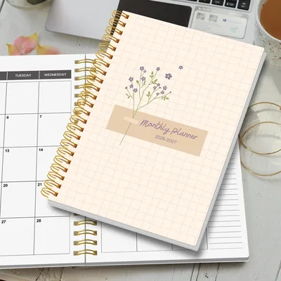 2026-2027 A5 Weekly & Monthly Planner – Jan 2026 to Dec 2027 Spiral Organizer with Calendar & Notes, School & Office Supplies