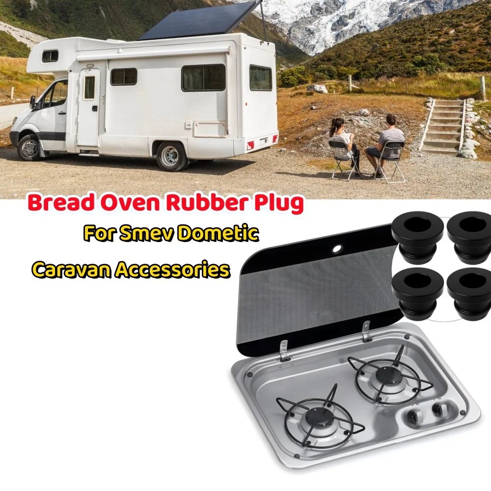 8PCS Öfen Gummi Stecker Tülle Hülse Pan Kochfeld Ersatz Für Smev Dometic Caravan Wohnmobil Küche Zubehör 44990000122 Image