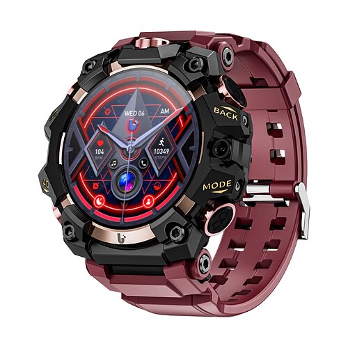 LOKMAT APPLLP 2 PRO Smartwatch 1.508 Zoll 4G LTE Mobilfunk-Smartwatch 3G 4G Bluetooth Schrittzähler Anruferinnerung Aktivitäts-Tracker Kompatibel mit Android iOS Damen Herren GPS Freisprechanrufe