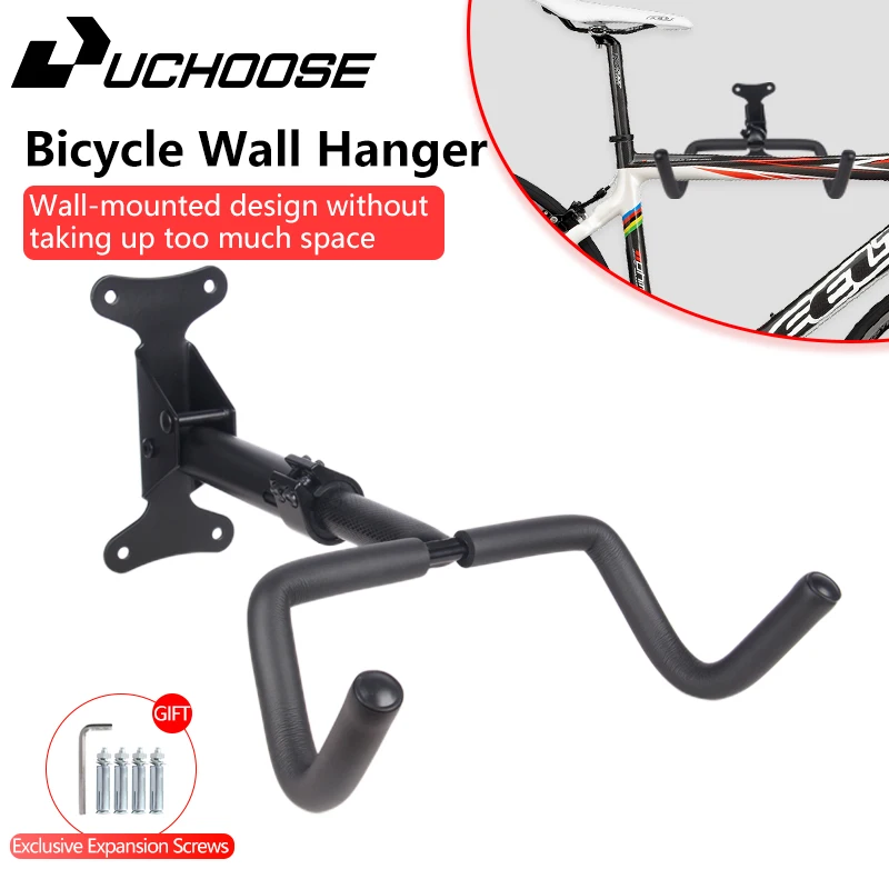 Wall Beam Road Hängeregal für Kinder, Fahrrad, Roller, Aufhänger, optionaler faltbarer Haken, verstellbare Halterung mit Felgen-Bondage-Gürtel Image