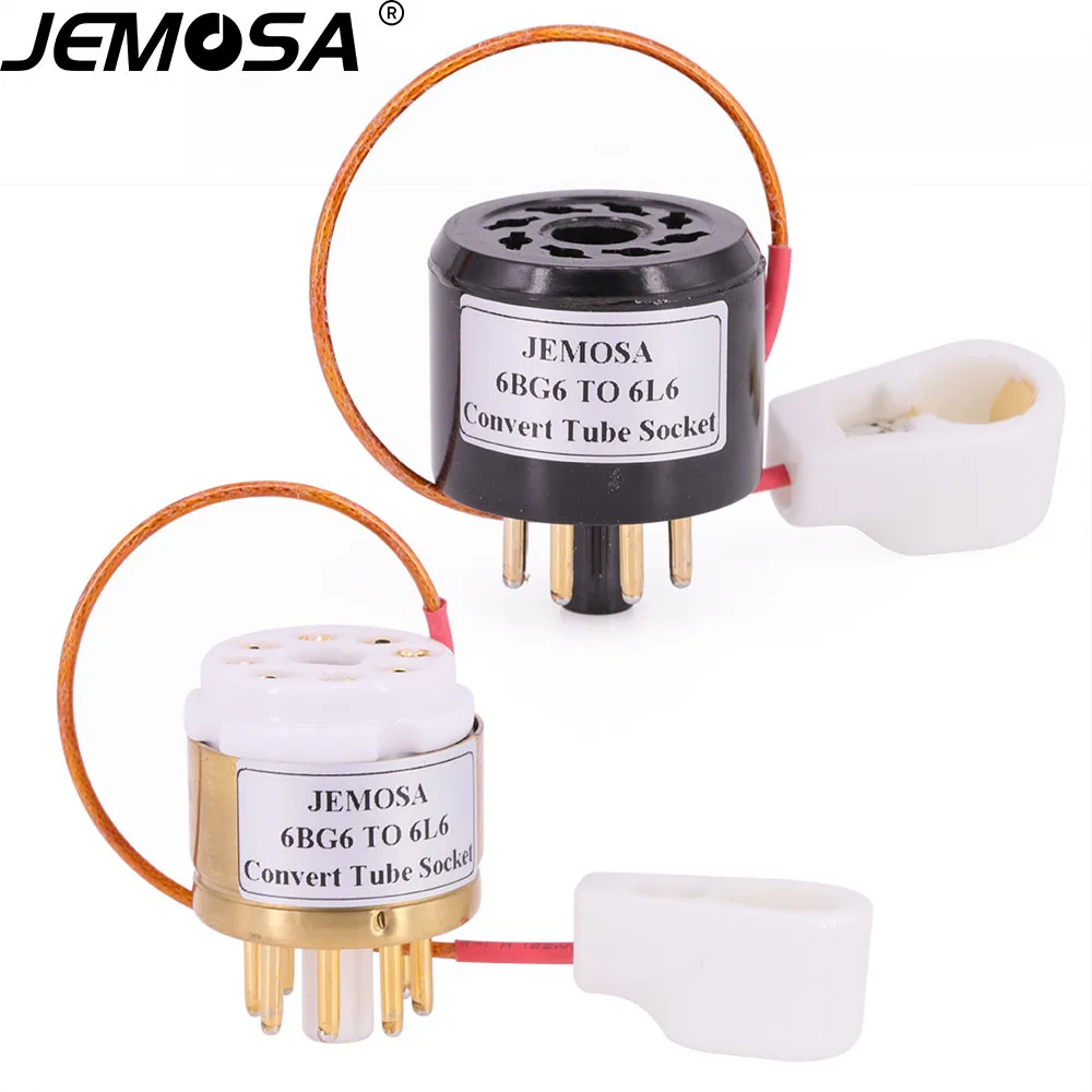 1PC 6BG6 6L6 adattatore per presa per tubo a vuoto 6BG6 (in alto) a 6L6 (in basso) tubo amplificatore per tubo a vuoto Audio fai-da-te converti adattatore per presa