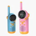 KSUN UT666 2 pezzi Walkie-talkie per bambini Ragazze Ragazzi Giocattoli Regalo Set radio bidirezionale Mini walkie-talkie wireless