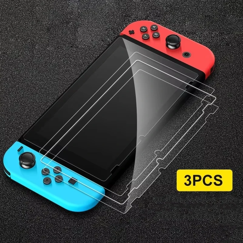 1-3PCS Gehärtetem Glas Schutzfolien Bildschirm Zubehör Screen Protector Filme Für Nintendo Schalter NS /Swith Lite /Swith OLED Image
