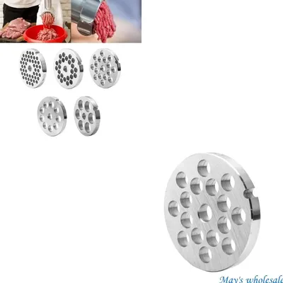 6mm/8mm/10mm/12mm/18mm Hole Grinder Parts Kitchen Appliance Grinder Crusher Mincer Plate Disc Knife 448A