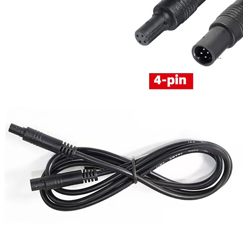 QXNY 4-poliges oder 5-poliges Auto-DVR-Kamera-Verlängerungskabel, 2 m Stecker für Buchse, Kabel für Armaturenbrett, Rückfahrkamera-Kabel