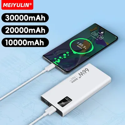 30000 mAh Große Kapazität Power Bank 20000 mAh 10000 mAh Super Schnelle Lade Mobile Externe Ersatz Batterie Für iPhone Samsung Xiaomi