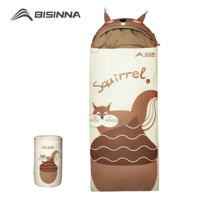 BISINNA Children Cartoon Sleeping Bag Ultra-light Spring Summer Camping Sleeping Bag Outdoor Hiking Travel