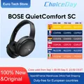 Nuove cuffie Wireless BOSE QuietComfort SC auricolari con cancellazione del rumore cuffie Over-Ear Bluetooth fino a 24 ore di autonomia nero