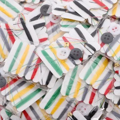 100pcs Sewing Thread Multifunctional Portable Needle Pin Button Tools Home Hotel Travel Use Perfect For Quilting Dress Making