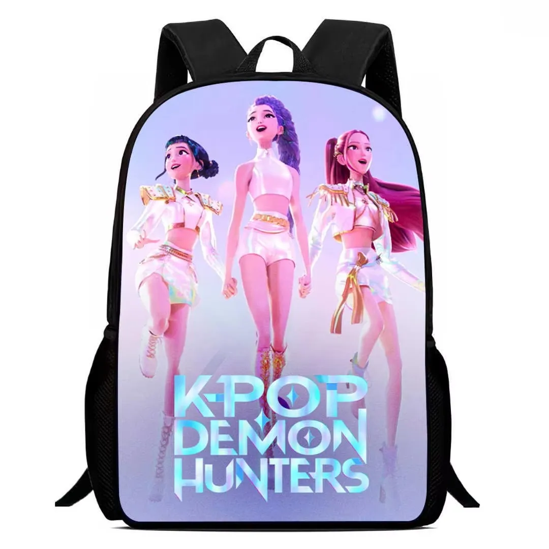 Anime Kpop chasseurs de démons sacs d'école primaire et secondaire sacs à dos pour enfants sac d'école de dessin animé Anime Mochila