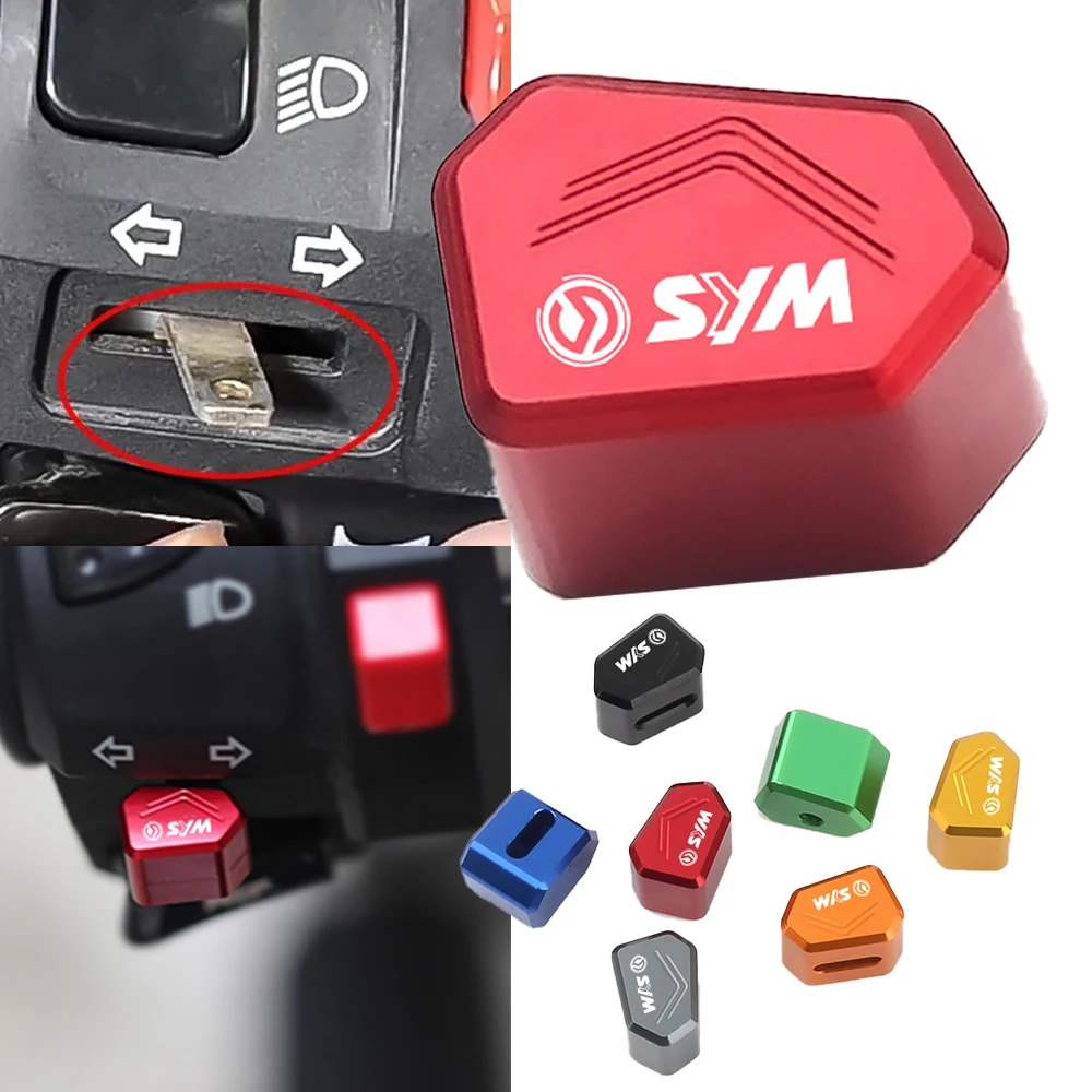 Per SYM CRUISYM GTS 300 GTS 300i JOYMAX Z 125 250 300 MAXSYM 400i CNC z Moto Interruttore Pulsante Indicatori di direzione Tappo Chiave Accessori