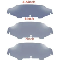 Windshield Fairing Windscreen Cover 4.5'' 6" 7'' For Harley Electra Street Glide Touring Ultra Limited 1996-2011 2012 2013