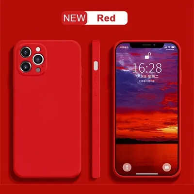 Fashion colorful Liquid Silicone Case For iPhone 16 15 14 13 12 11 Pro Max X XR XS Case For iPhone 16 7 8 Plus SE 2020 Cover