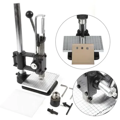Leather Craft Imprinting Machine DIY Embossing Press Leather Stamp Punching Tool