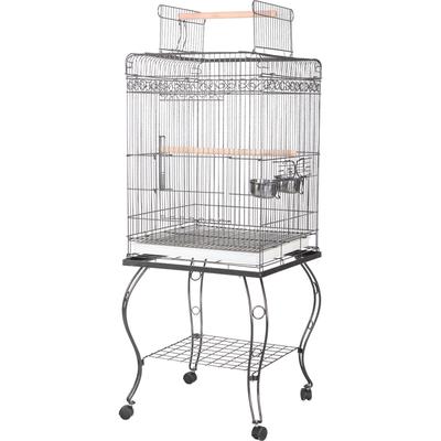 A&E Cage Company 20" X 20" Play Top Bird Cage in Platinum