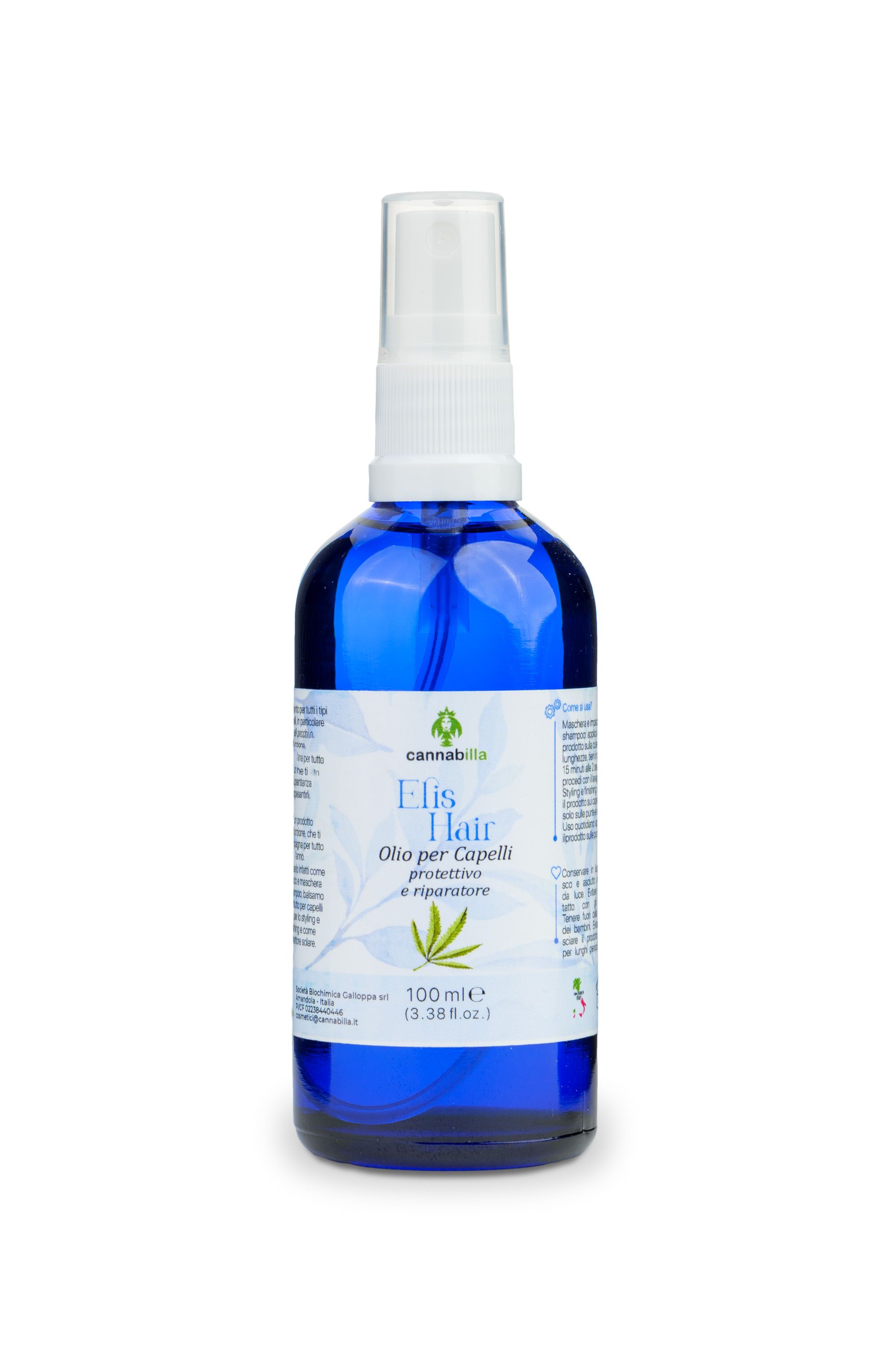 Cannabilla - Olio per Capelli con protezione solare ElisHair 100 ml da