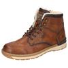 Winterboots LERROS, Herren, Gr. 41, braun (cognacfarben), Lederimitat, used, casual, Schuhe, Casual Boots, Winterboots mit Warmfutter