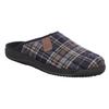 Pantoffel ROHDE "SOLTAU-H", Herren, Gr. 40, blau (blau kariert), Textil, kariert, klassisch, Schuhe, Hausschuh, Homeslipper, Clog, Pantoffel zum Schlupfen