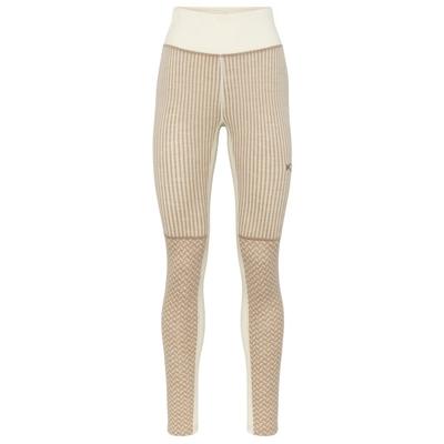 Kari Traa - Women's Smekker High Waist Pants - Merinounterwäsche Gr M beige Image