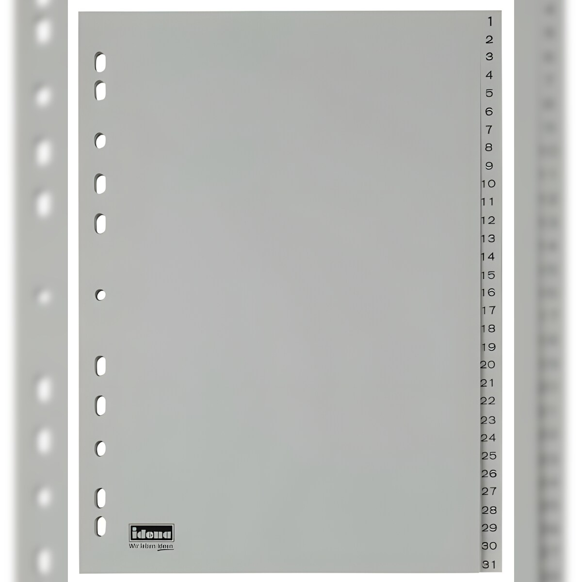 Idena 302009 - Register 1-31, DIN A4, volldeckend Image