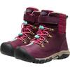 Winterstiefel KEEN "KANIBOU WP", Damen, Gr. 36, fig, pink lemonade, Leder, Textil, sportlich, Schuhe